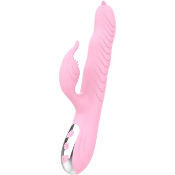 ARMONY - MARCIA VIBRADOR and THRUSTING DUPLA LÍNGUA EFEITO CALOR ROSA