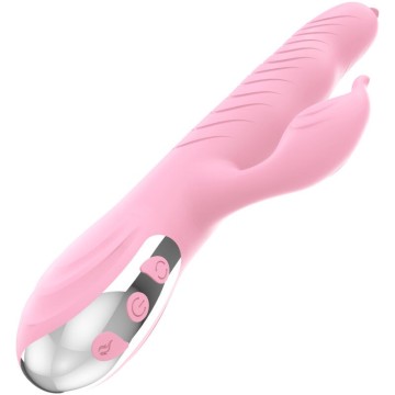 ARMONY - MARCIA VIBRADOR and THRUSTING DUPLA LÍNGUA EFEITO CALOR ROSA