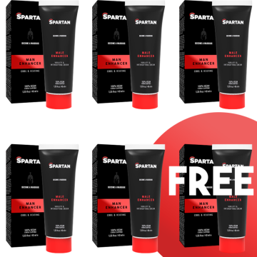 SPARTAN - GEL DE ERECÇÃO-ORGASMO-DURACION DE PAREJA 100 VEGANO 51 GRATIS