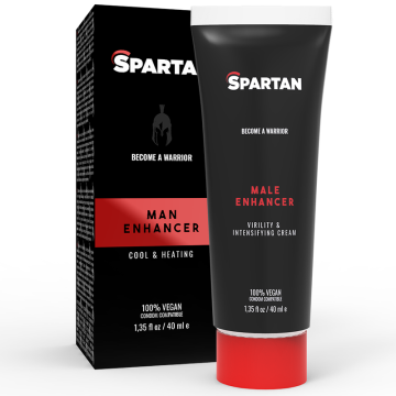 SPARTAN - GEL DE ERECÇÃO-ORGASMO-DURACION DE PAREJA 100 VEGANO 51 GRATIS