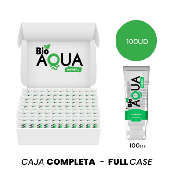 MOQ 100 - BIOAQUA LUBRIFICANTE À BASE DE ÁGUA INGREDIENTES NATURAIS 100 ML