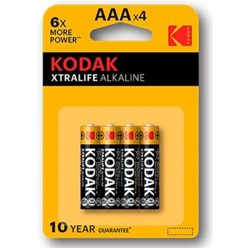 KODAK - BATERIA ALCALINA XTRALIFE AAA LR03 4