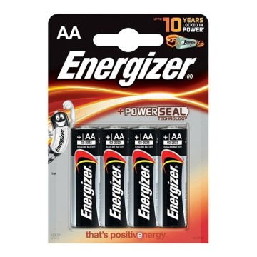 ENERGIZER - BATERIA ALCALINA AA LR6 4