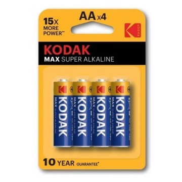 KODAK - BOLHA DE BATERIA ALCALINA MAX AA LR6 4