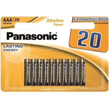 PANASONIC - BATERIA ALCALINA BRONZE AAA LR03 BLISTER20