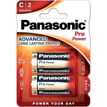 PANASONIC - BATERIA ALCALINA C PRO POWER LR14 BLISTER2