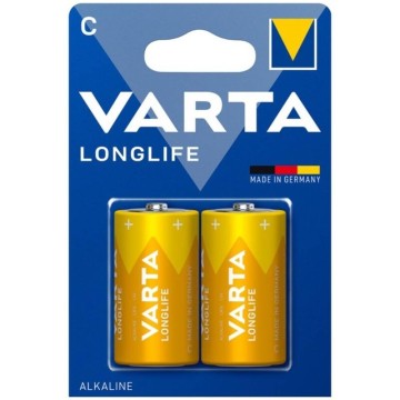 VARTA - BATERIA ALCALINA DE LONGA VIDA C LR14 BLISTER2