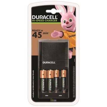 DURACELL - CARREGADOR 45MIN. 2xAA 1700mAh 2xAAA 750mAh