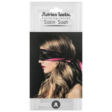 ADRIEN LASTIC - BANDAGEM REVERSÍVEL ROSA-PRETA CETIM