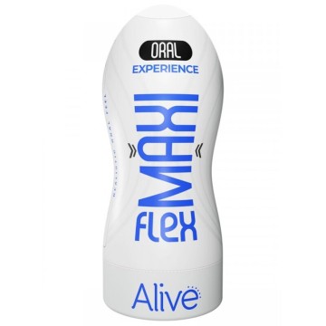 ALIVE - MAXI FLEX MASTURBADOR MASCULINO ORAL TAMANHO L