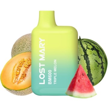LOST MARY - BM600 NICOTINE VAPER 2 DESCARTÁVEL TRIPLO MELÃO