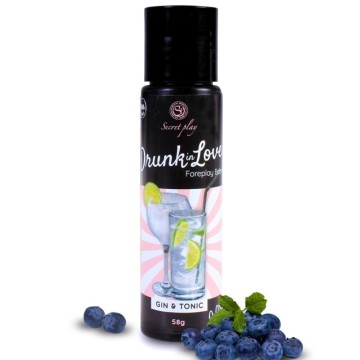 SECRETPLAY - BÊBADO NO AMOR LUBRIFICANTE GINandTONIC 60 ML
