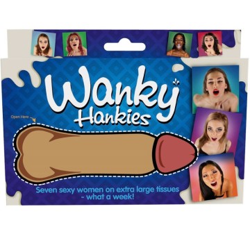 SPENCER and FLEETWOOD - WANKY HANKIES 7 LENÇOS EXTRA GRANDES PARA MULHERES