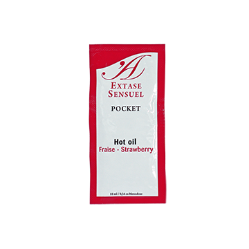 EXTASE SENSUAL - ÓLEO ESTIMULANTE DE MORANGO 10 ML