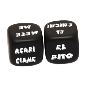DIABLO PICANTE - 2 DADOS DE AO E PARTE DO CORPO