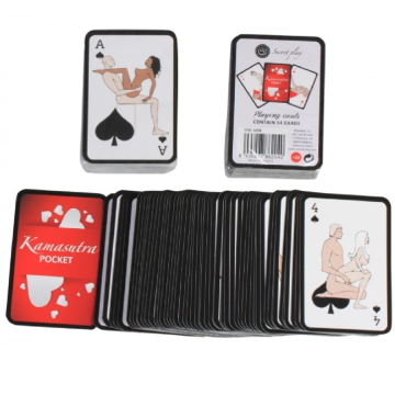 SECRETPLAY - CARTAS DE JOGO KAMASUTRA DE BOLSO (ES-EN-PT-IT-FR-DE)