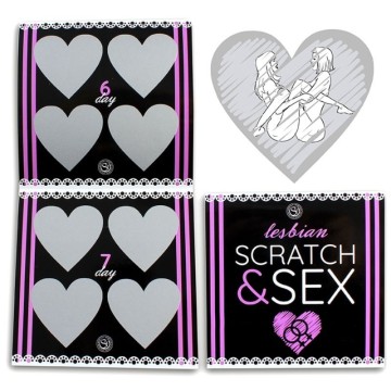 SECRETPLAY - SCRATCH and SEX GAME PARA CASAIS POSIÇÕES LÉSBICAS (ES-EN-FR-PT-DE)