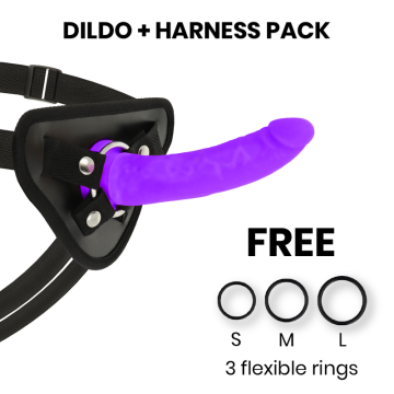 DELTA CLUB - ARREIO DE BRINQUEDOS DONG PURPLE SILICONE 17 CM -O- 3 CM