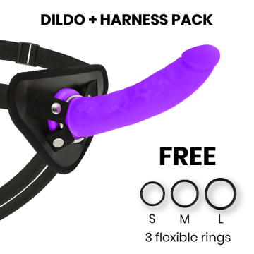 DELTA CLUB - BRINQUEDOS ARNES DONG PURPLE SILICONE 20 CM -O- 4 CM
