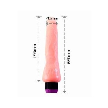 BAILE - VIBRADOR REALÍSTICO 19.5 CM