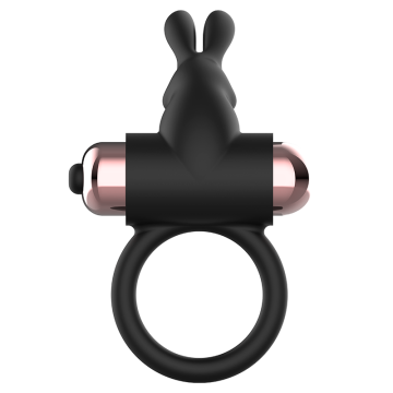 COQUETTE CHIC DESIRE - ANEL COM VIBRADOR PRETO- OURO