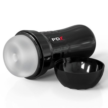 PDX EXTREME - SLIDE and GLIDE MASTURBADOR AUTOLUBRIFICANTE TRANSPARENTE