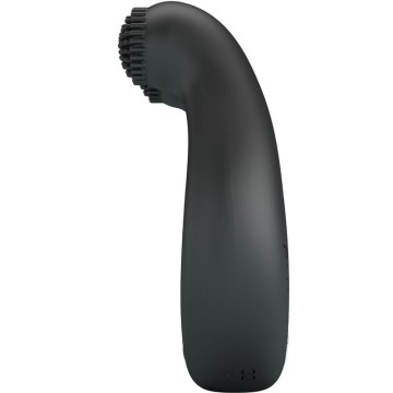 PRETTY LOVE - ANEL VIBRATÓRIO DÁLIA ESTIMULADOR DE CLITÓRIS 12 VIBRAÇÕES PRETO
