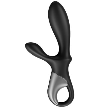 SATISFYER - HEAT CLIMAX APP VIBRADOR ANAL PRETO