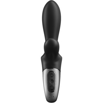 SATISFYER - HEAT CLIMAX APP VIBRADOR ANAL PRETO