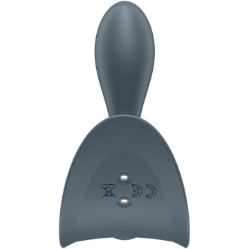 SATISFYER - BOOTY ABSOLUTE BEGINNERS 2 ANAL PLUG VIBRADOR UNISSEXO PRETO