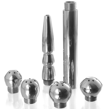 METAL HARD - CONJUNTO DE LIMPEZA VAGINAL-ANAL 5UNS