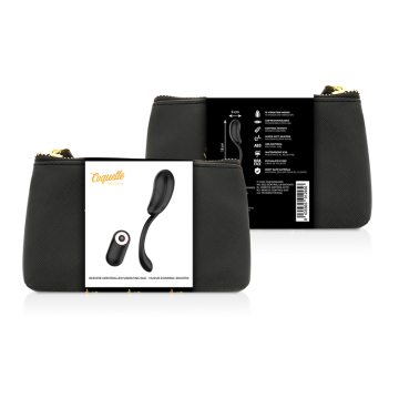 COQUETTE CHIC DESIRE - OVO VIBRANTE CONTROLE REMOTO RECARREGVEL PRETO- OURO