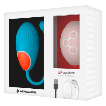 WEARWATCH - TECNOLOGIA WATCHME CONTROLE REMOTO OVO AZUL - ROSA