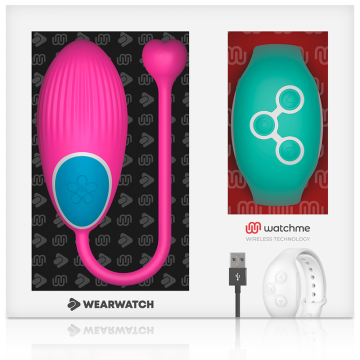 WEARWATCH - TECNOLOGIA WATCHME CONTROLE REMOTO OVO FÚCSIA - ÁGUA DO MAR