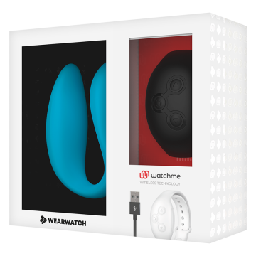 WEARWATCH - VIBRADOR DE TECNOLOGIA DUAL WATCHME INDIGO - JET