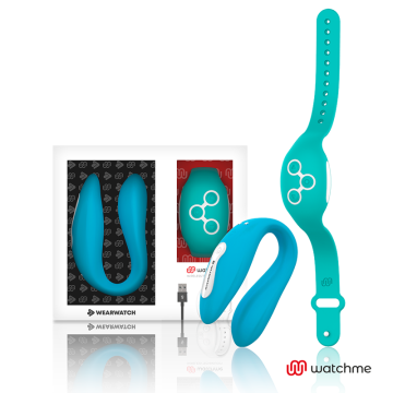 WEARWATCH - VIBRADOR WATCHME DE TECNOLOGIA DUPLA INDIGO-ÁGUA DO MAR
