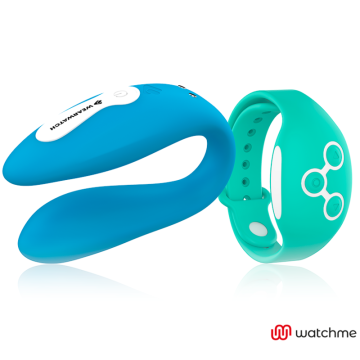 WEARWATCH - VIBRADOR WATCHME DE TECNOLOGIA DUPLA INDIGO-ÁGUA DO MAR