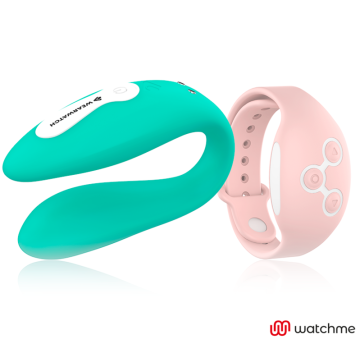 WEARWATCH - VIBRADOR DE TECNOLOGIA DUAL WATCHME ÁGUA DO MAR - ROSA