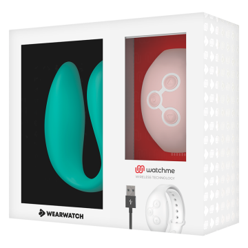 WEARWATCH - VIBRADOR DE TECNOLOGIA DUAL WATCHME ÁGUA DO MAR - ROSA
