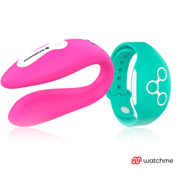 WEARWATCH - VIBRADOR WATCHME DE TECNOLOGIA DUPLA FÚCSIA - ÁGUA DO MAR