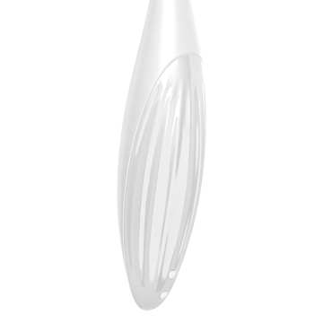 SATISFYER - VIBRADOR TWIRLING JOY CLIT TIP BRANCO