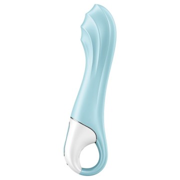 SATISFYER - AIR PUMP VIBRADOR 5 APLICATIVO VIBRADOR INFLVEL G-SPOT AZUL