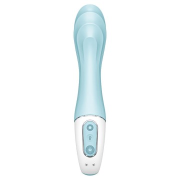 SATISFYER - AIR PUMP VIBRADOR 5 APLICATIVO VIBRADOR INFLVEL G-SPOT AZUL