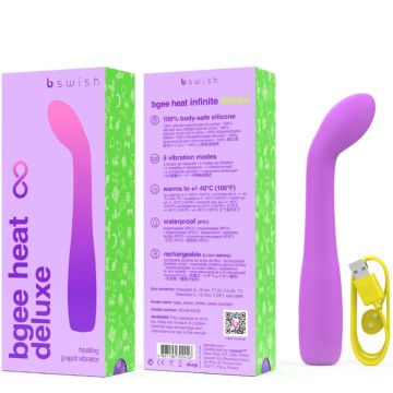 B SWISH - BGEE HEAT INFINITE DELUXE VIBRADOR RECARREGVEL LAVANDA SILICONE