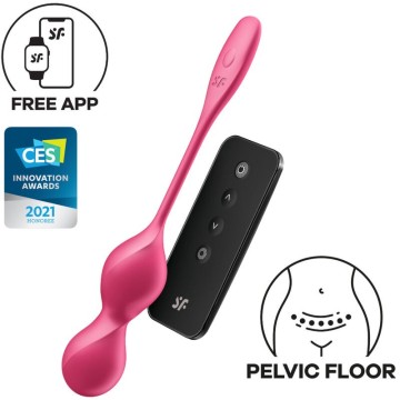 SATISFYER - LOVE BIRDS 2 BOLAS DE KEGEL VIBRANTES APLICATIVO GRATUITO