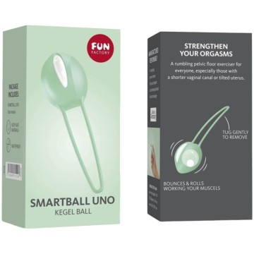 FUN FACTORY - SMARTBALL UNO PELVIC BALL BRANCO - PISTACHIO VERDE