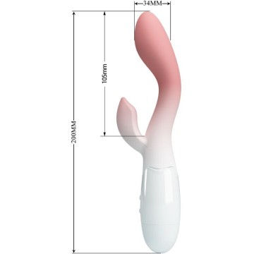PRETTY LOVE - VIBRADOR BRILHANTE DO PONTO G ESTIMULADOR DE CLITÓRIS 30 VIBRAÇÕES ROSA