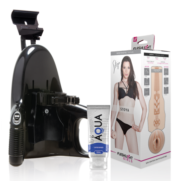 FLESHLIGHT - VAGINA STOYA DESTROYA LANÇAMENTO UNIVERSAL LUBRIFICANTE AQUA QUALITY 50 ML