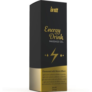 INTT MASSAGE and ORAL SEX - GEL DE MASSAGEM COM ENERGIA AROMATIZADA BEBIDA E EFEITO AQUECENTE