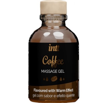 INTT MASSAGE and ORAL SEX - GEL DE MASSAGEM HOT EFFECT SABOR DE CAFÉ